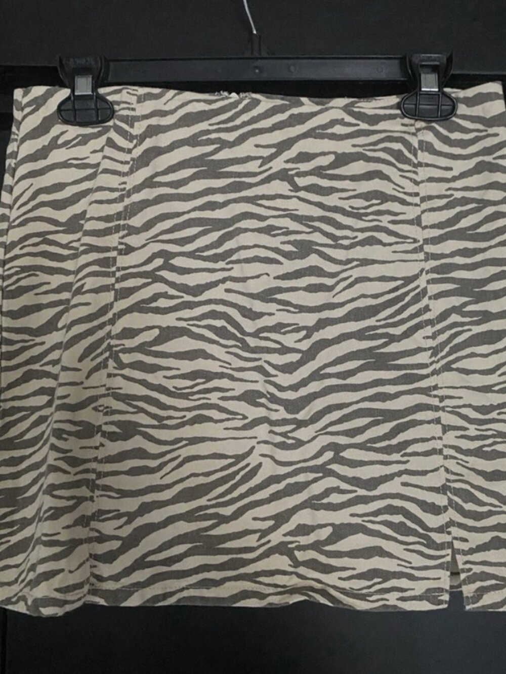 Altar'd State Zebra Print Mini Skirt L